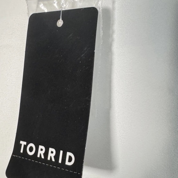 Torrid Harper Georgette Pullover 3/4 Roll Tab Sleeve Tunic Blouse White 2X NWT - Picture 8 of 11